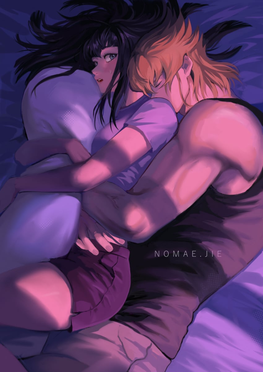 jack atlas and carly nagisa (yu-gi-oh! and 1 more) drawn by nomae.jie