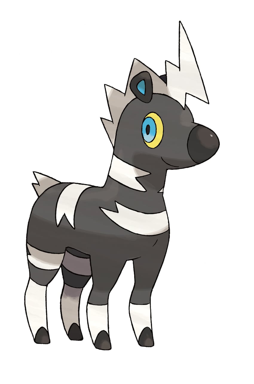 blitzle (pokemon and 1 more) drawn by sugimori_ken
