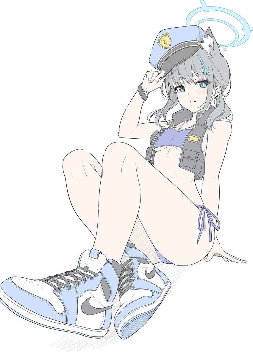 shiroko and valkyrie police academy student (blue archive) drawn by t1kosewad