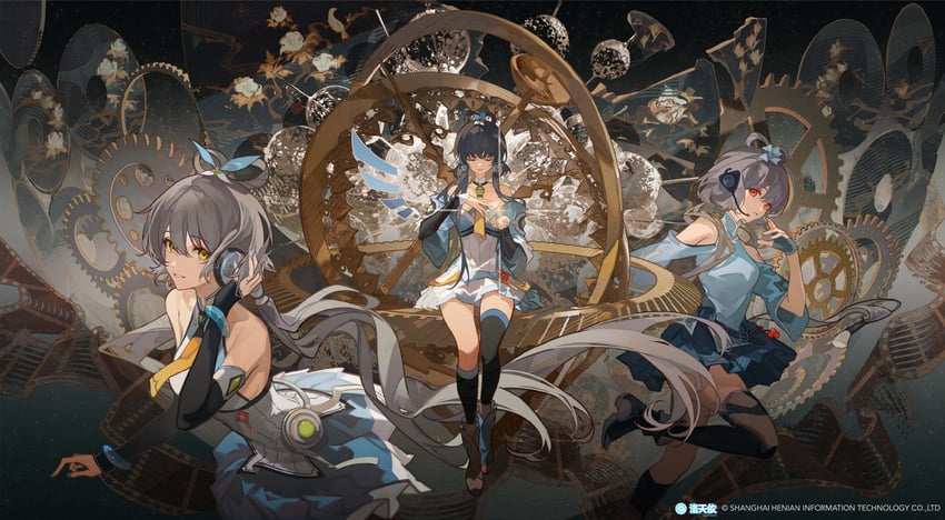 luo tianyi (vocaloid and 1 more) drawn by satsuya