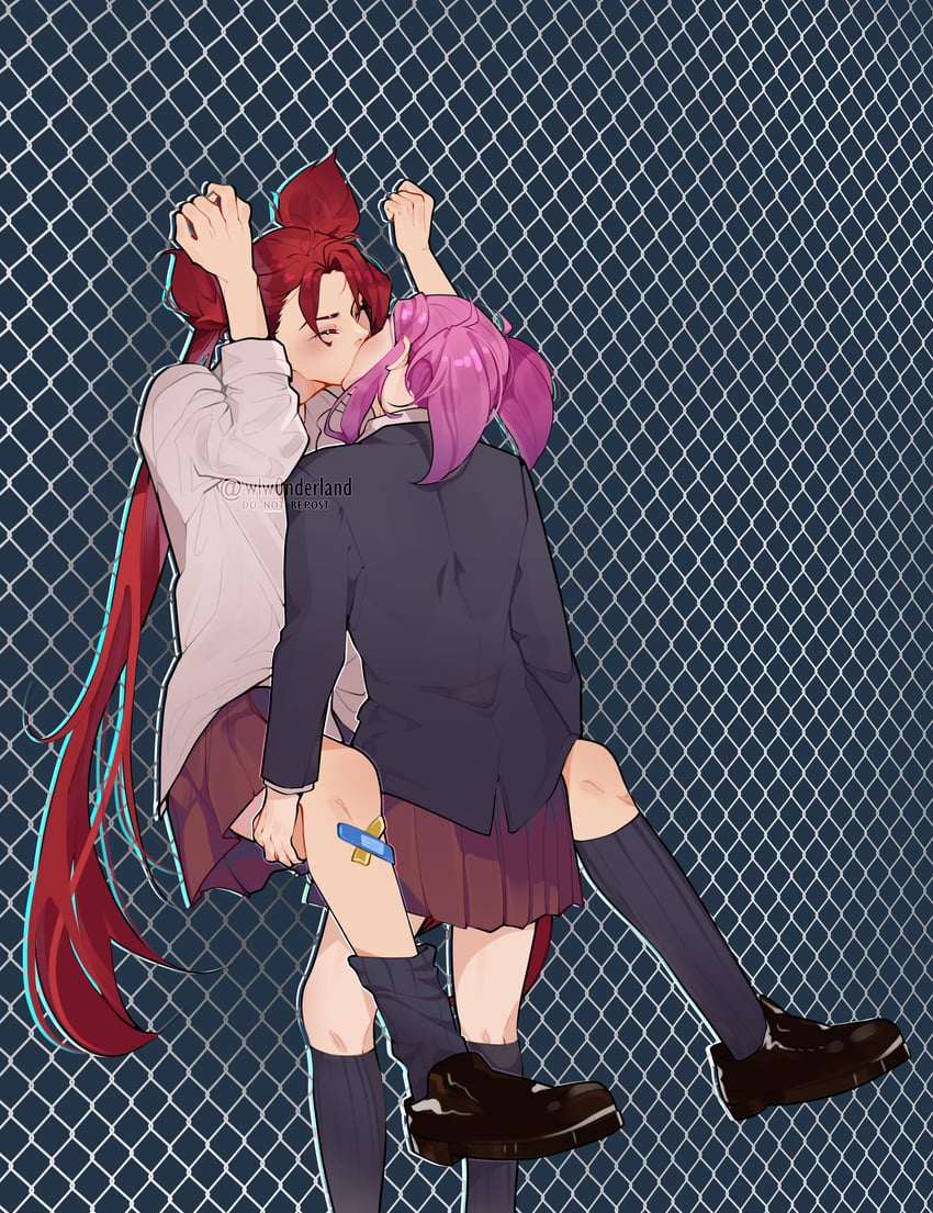 jinx, lux, star guardian lux, and star guardian jinx (league of legends) drawn by wlw0nderland