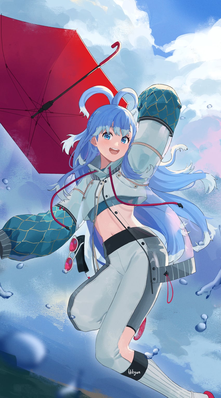 kobo kanaeru (hololive and 1 more) drawn by fikkyun