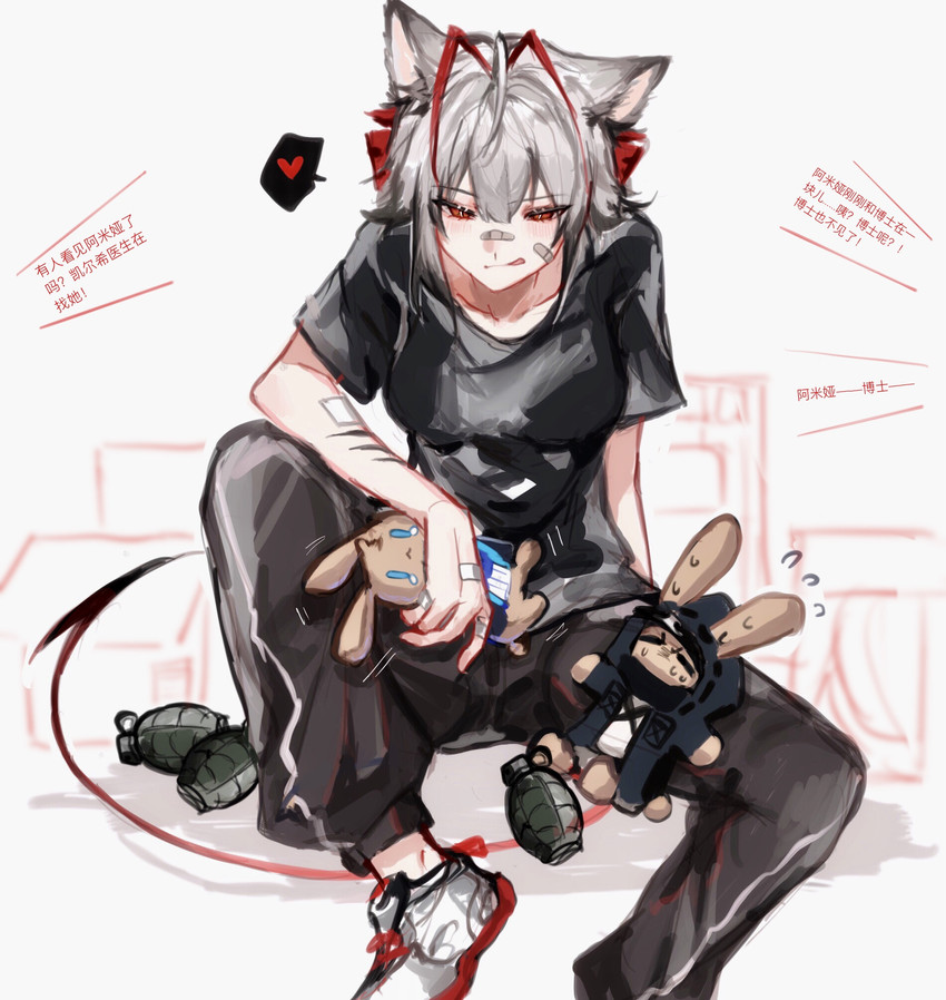 doctor, amiya, and w (arknights) drawn by zuo_daoxing