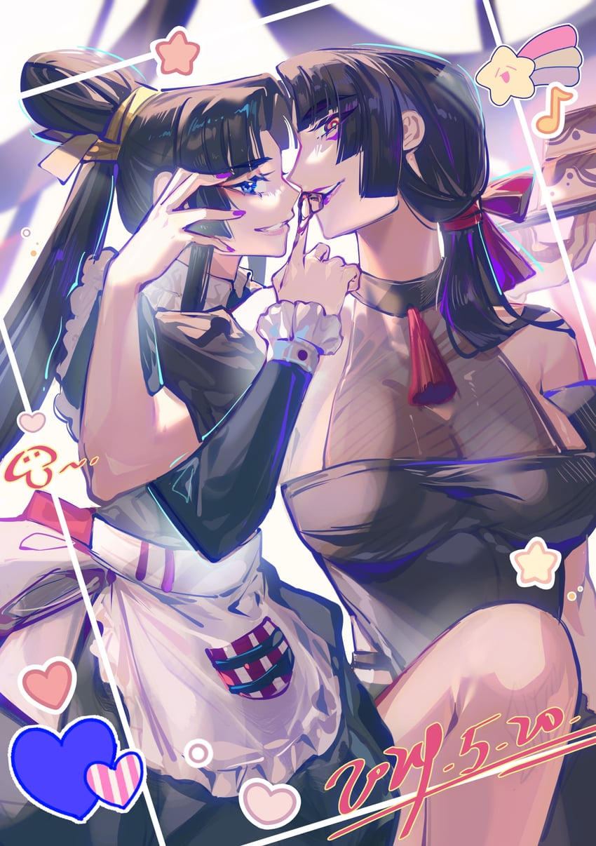 ushiwakamaru and taira no kagekiyo (fate and 1 more) drawn by paradise_(0420-souma)