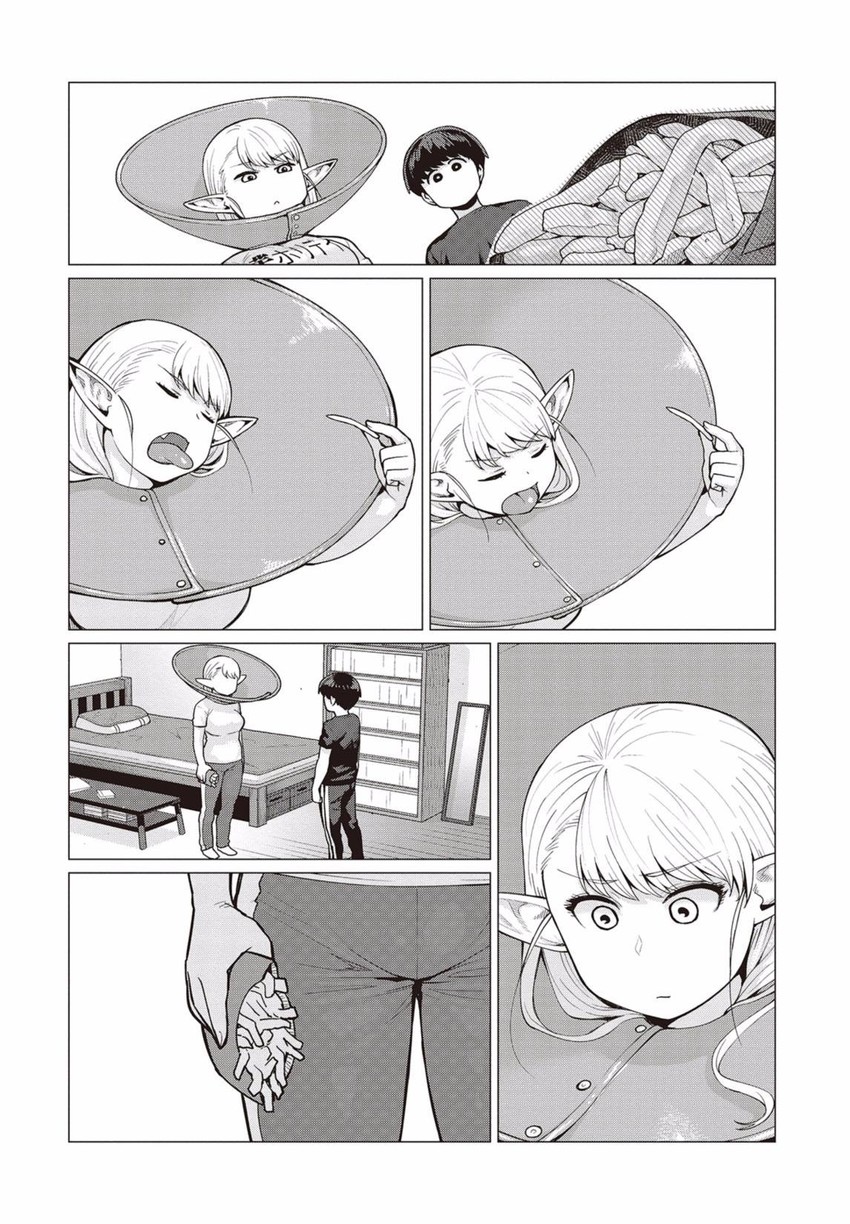 elfuda and naoe tomoatsu (elf-san wa yaserarenai.) drawn by synecdoche