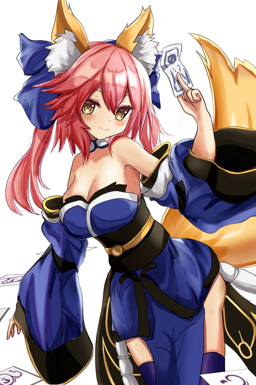 tamamo and tamamo no mae (fate and 1 more) drawn by asagiri_rey