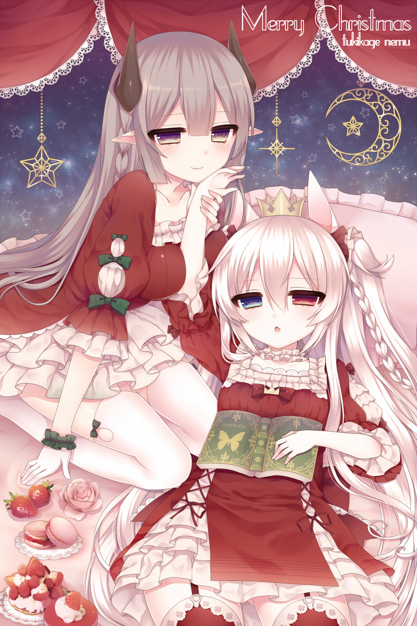 alice claudia and ark (original) drawn by tsukikage_nemu