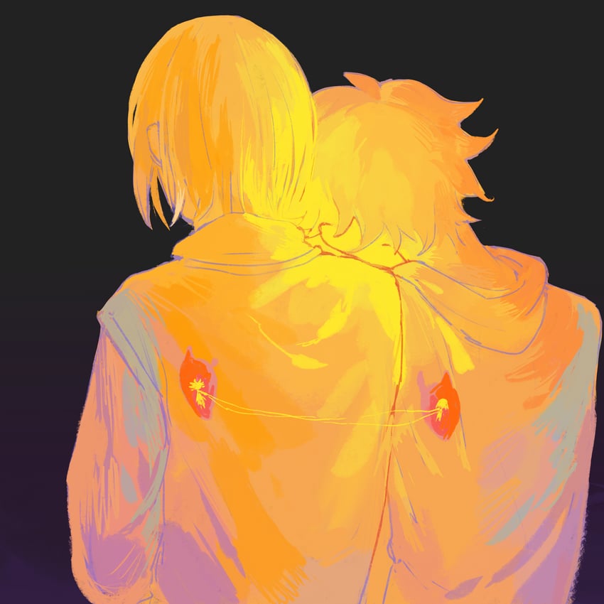 hinata shouyou and kozume kenma (haikyuu!!) drawn by sea-211