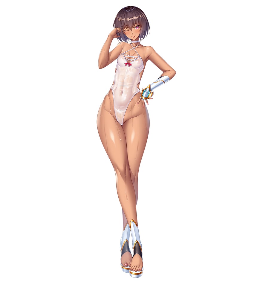 mizuki yukikaze (taimanin and 2 more) drawn by aoi_nagisa_(metalder)