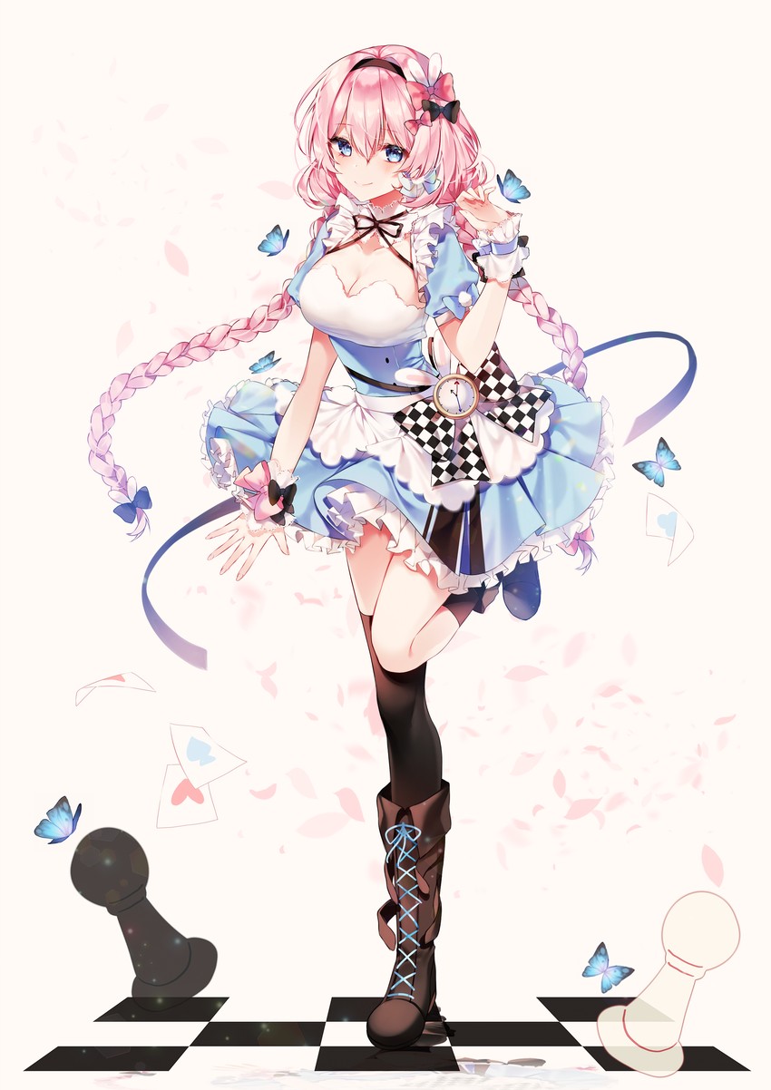 tenebria and fairytale tenebria (epic seven) drawn by taya_oco