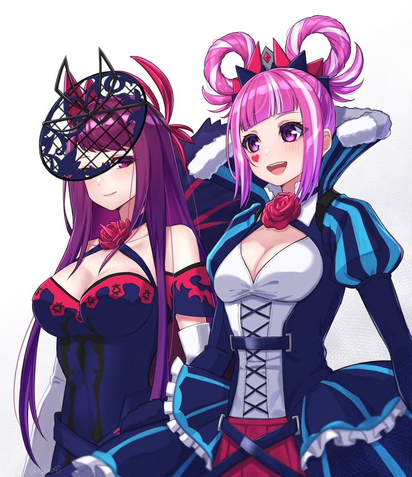 ivy and hortensia (fire emblem and 1 more) drawn by shinae