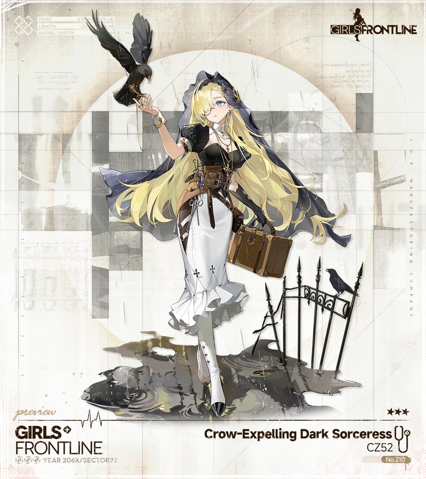 cz52 (girls' frontline) drawn by xiao_chichi
