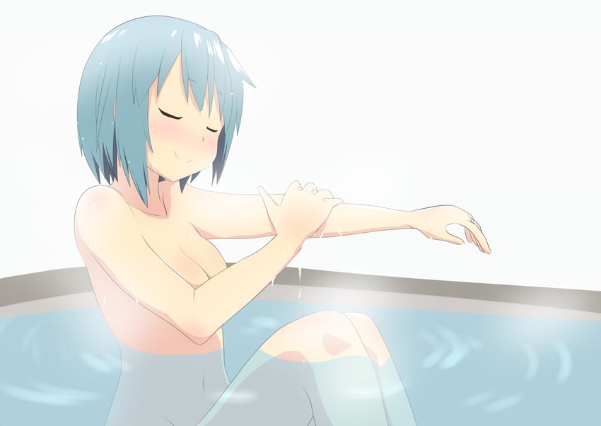 miki sayaka (mahou shoujo madoka magica) drawn by rushou_kei