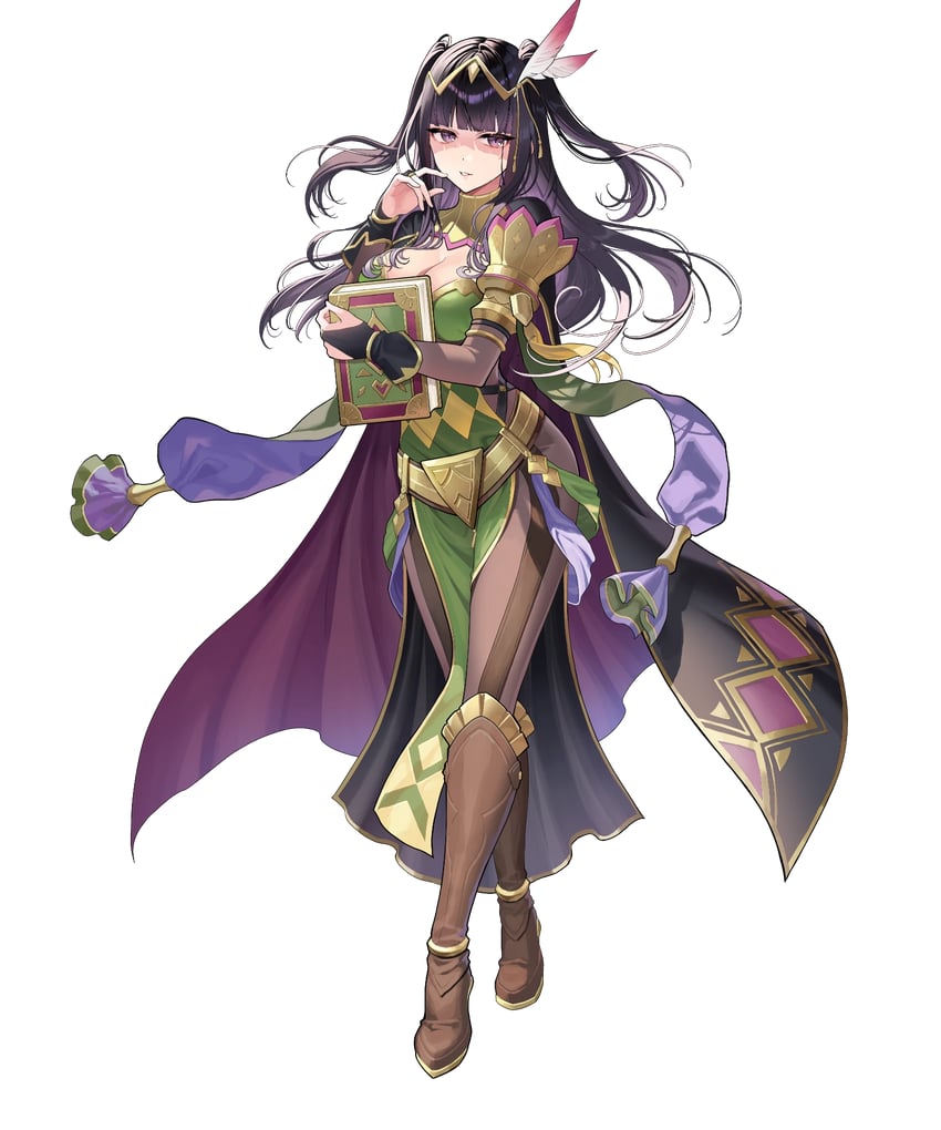 tharja and noire (fire emblem and 2 more) drawn by okuma_mai