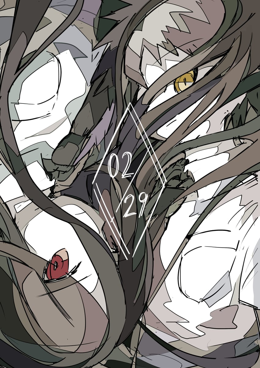 hinata hajime and kamukura izuru (danganronpa and 1 more) drawn by sabironpa