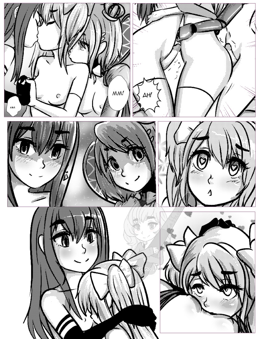 akemi homura, kaname madoka, miki sayaka, ultimate madoka, akuma homura, and 1 more (mahou shoujo madoka magica and 1 more) drawn by caffeccino