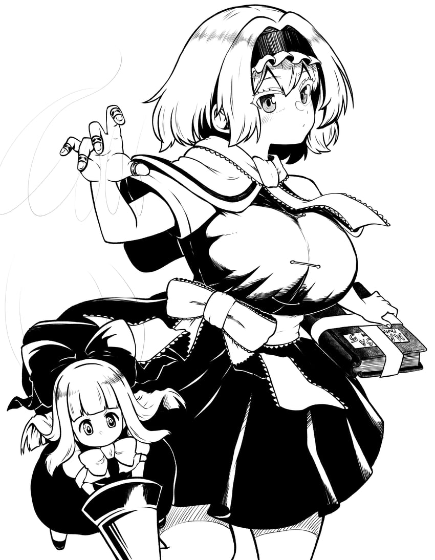 alice margatroid and shanghai doll (touhou) drawn by himajin_noizu