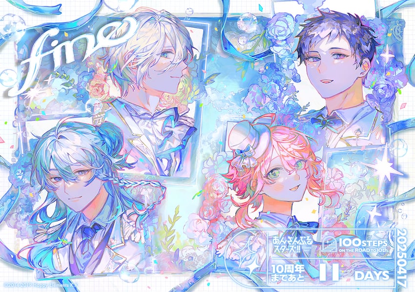 himemiya tori, tenshouin eichi, hibiki wataru, and fushimi yuzuru (ensemble stars!) drawn by oo6
