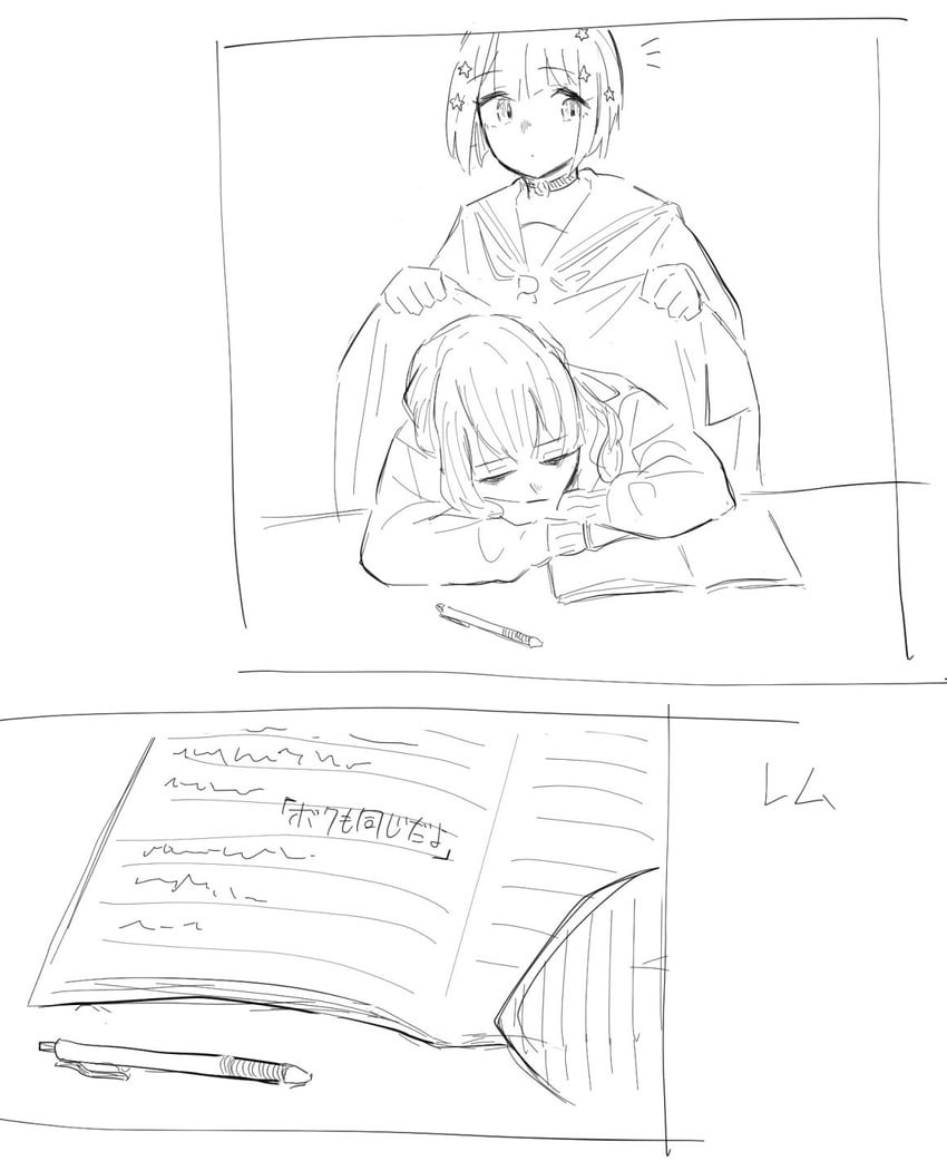 murano sayaka and yugiri tsuzuri (love live! and 1 more) drawn by ichinichi_san'yen