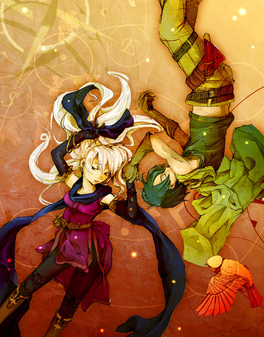 micaiah, yune, and sothe (fire emblem and 1 more) drawn by kiritsuki_(piyshampo)