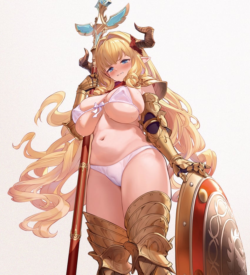 razia and spartan (granblue fantasy) drawn by u-suke_(supertie)