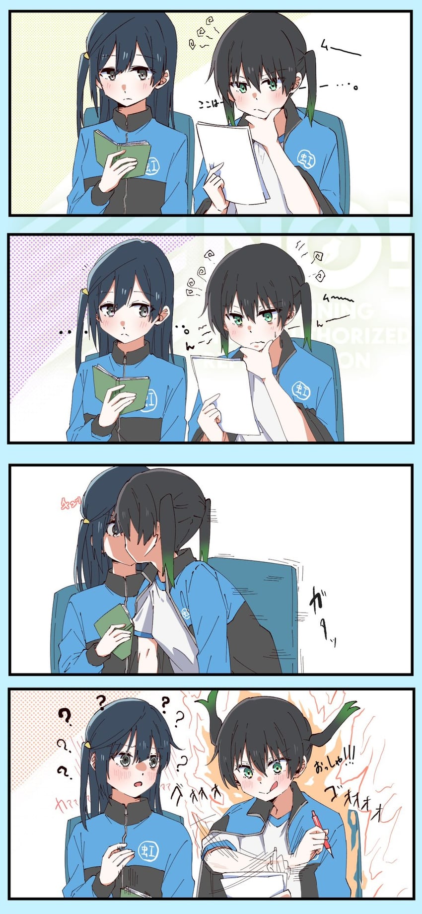 yuki setsuna and takasaki yu (love live! and 1 more) drawn by wakahima