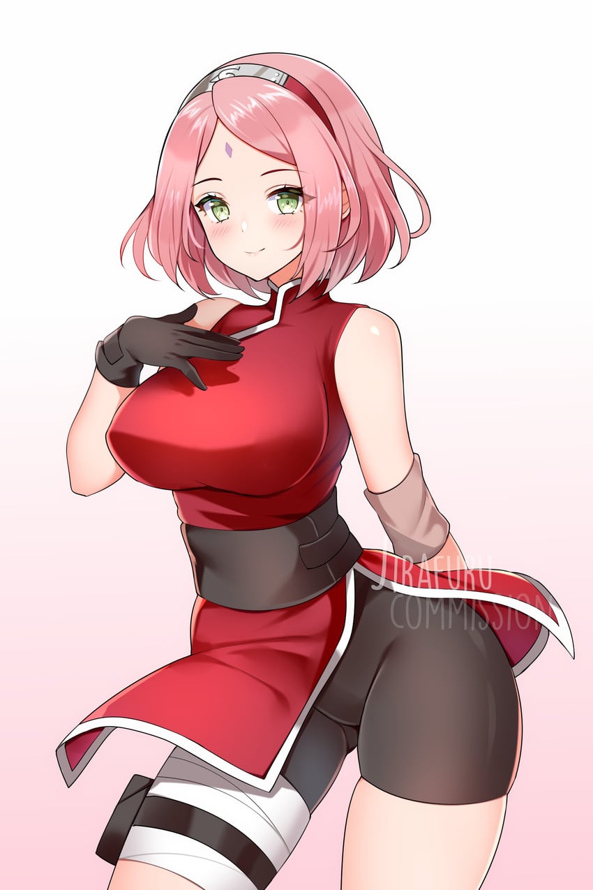 haruno sakura (naruto and 1 more) drawn by jirafuru