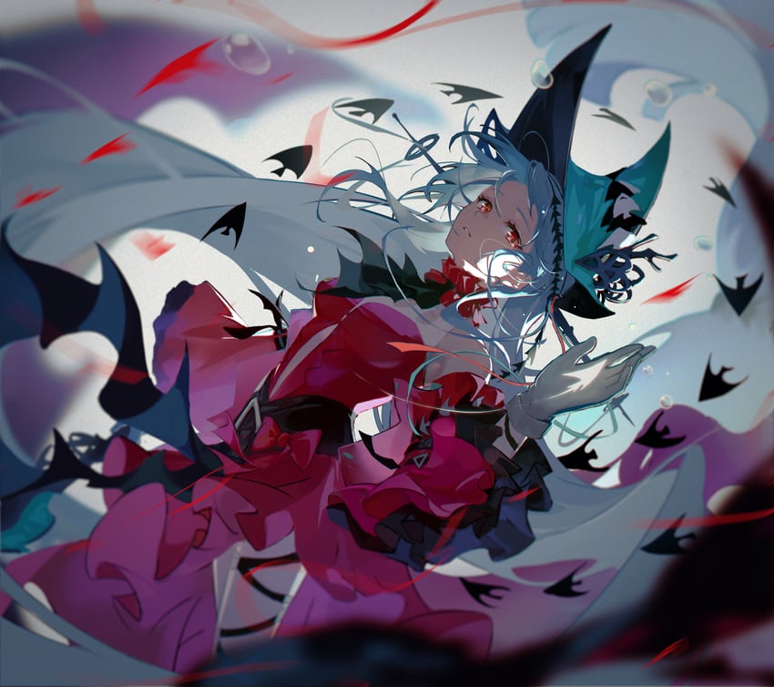 skadi and skadi the corrupting heart (arknights) drawn by ash-c