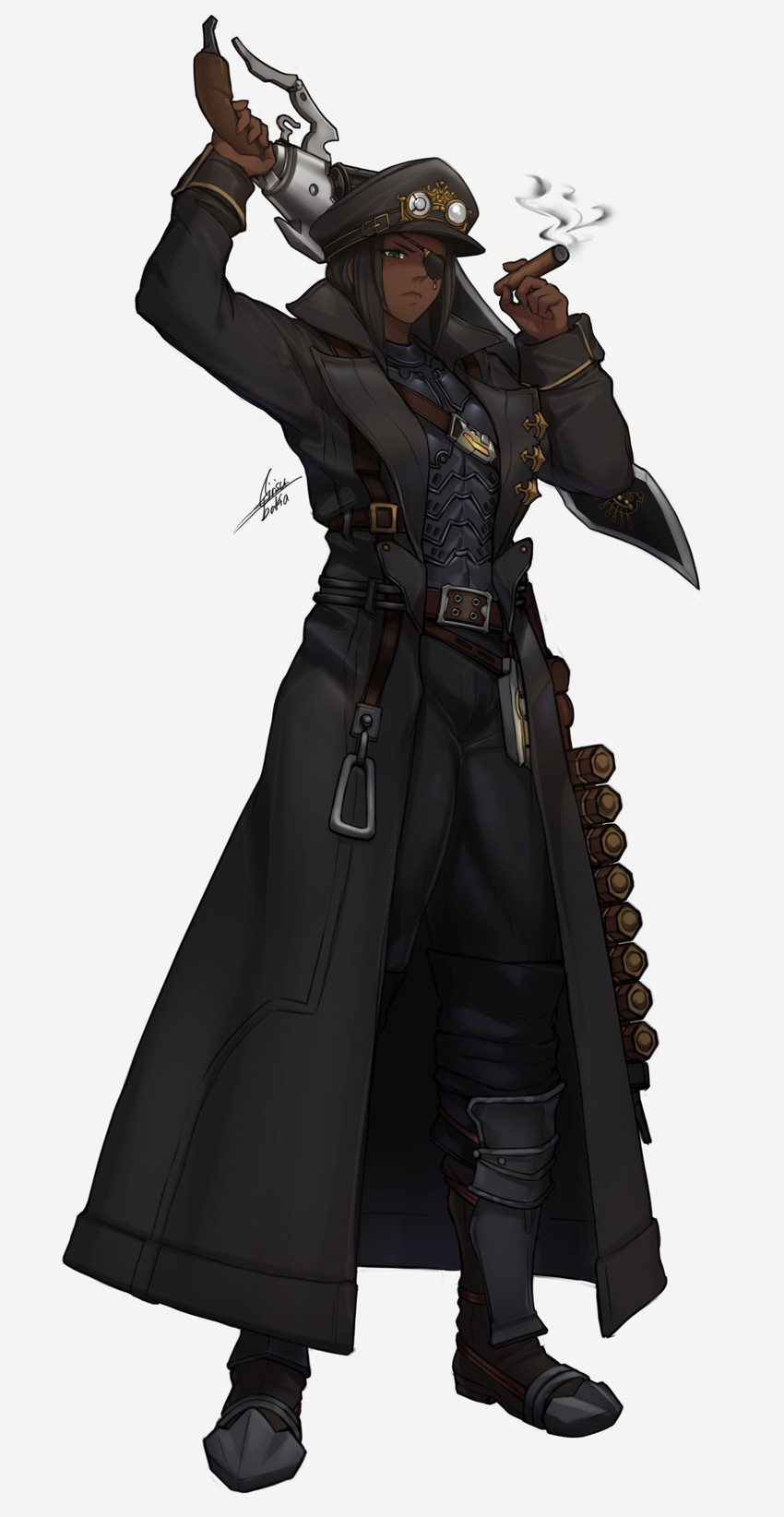 warrior of light and gunbreaker (final fantasy and 1 more) drawn by airisubaka