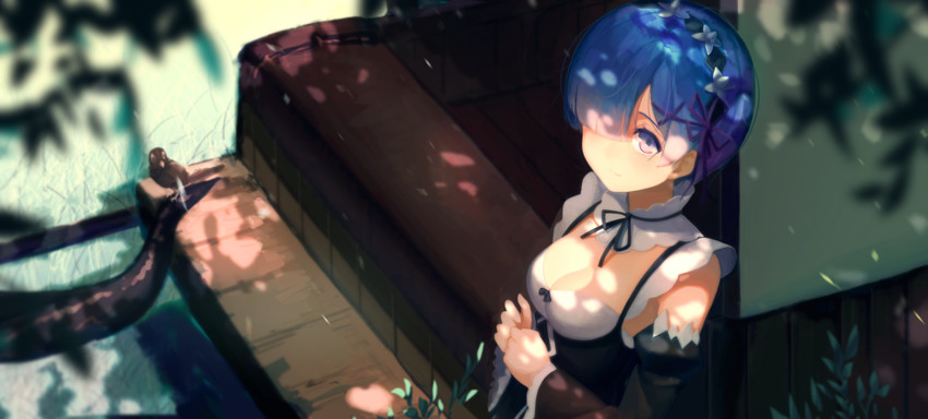 rem (re:zero kara hajimeru isekai seikatsu) drawn by qiongsheng