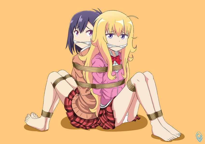 gabriel tenma white and vignette tsukinose april (gabriel dropout) drawn by vakaosciosa