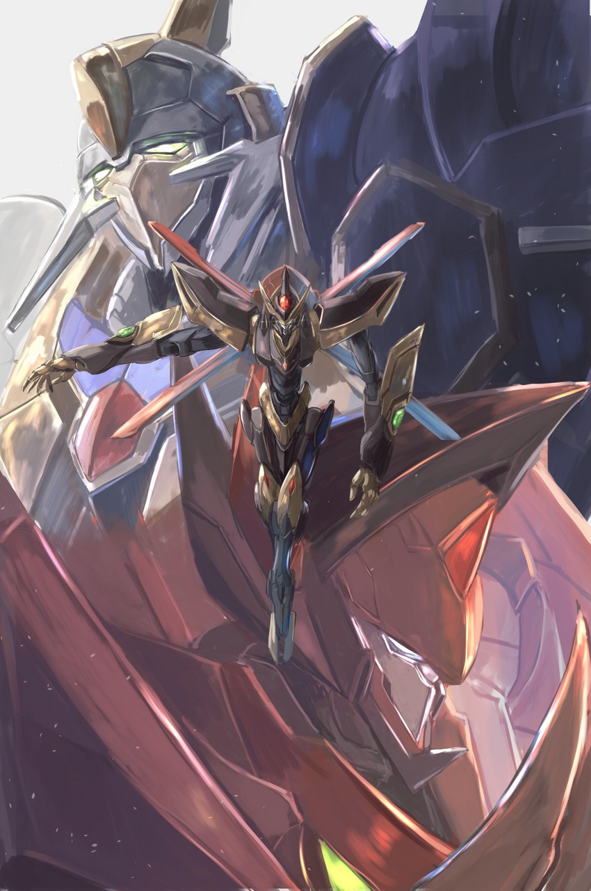 guren, lancelot, lancelot sin, guren type special, and mahoroba type-0 (code geass and 1 more) drawn by uutan_(shibainu_kakumei)