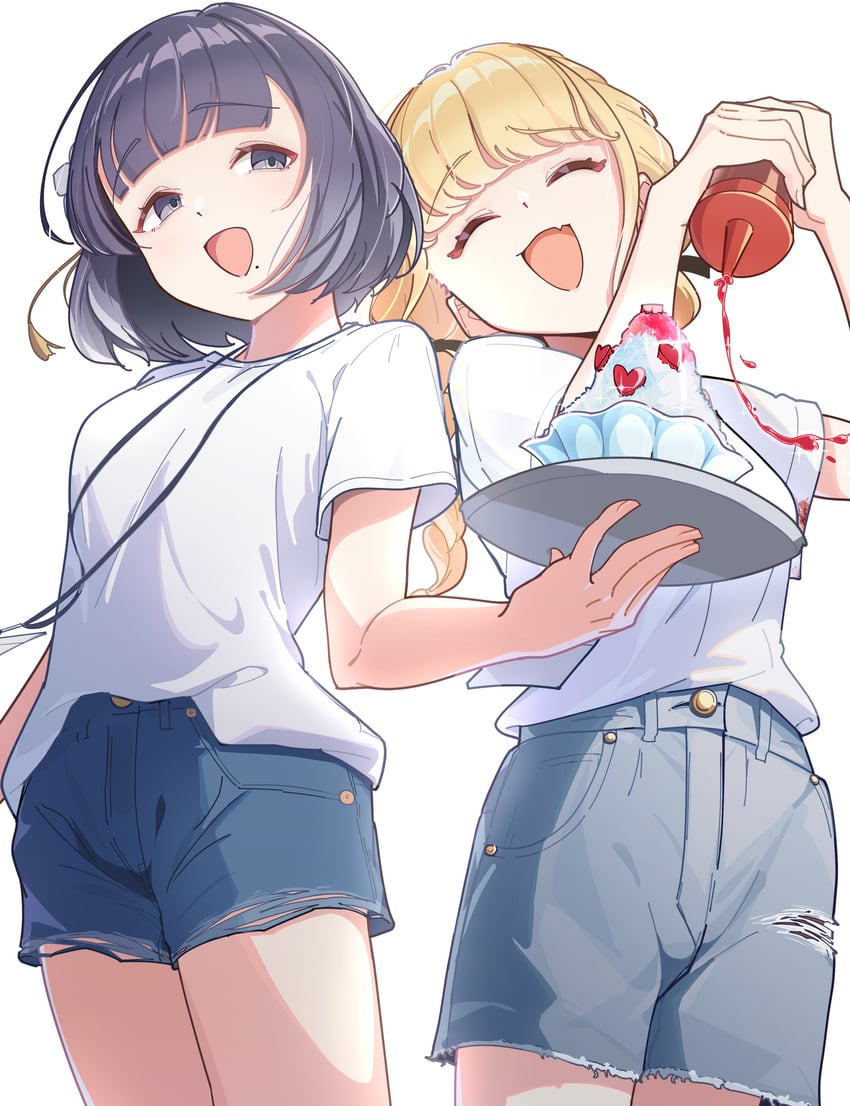 fujita kotone and hataya misuzu (idolmaster and 1 more) drawn by kitanoneko