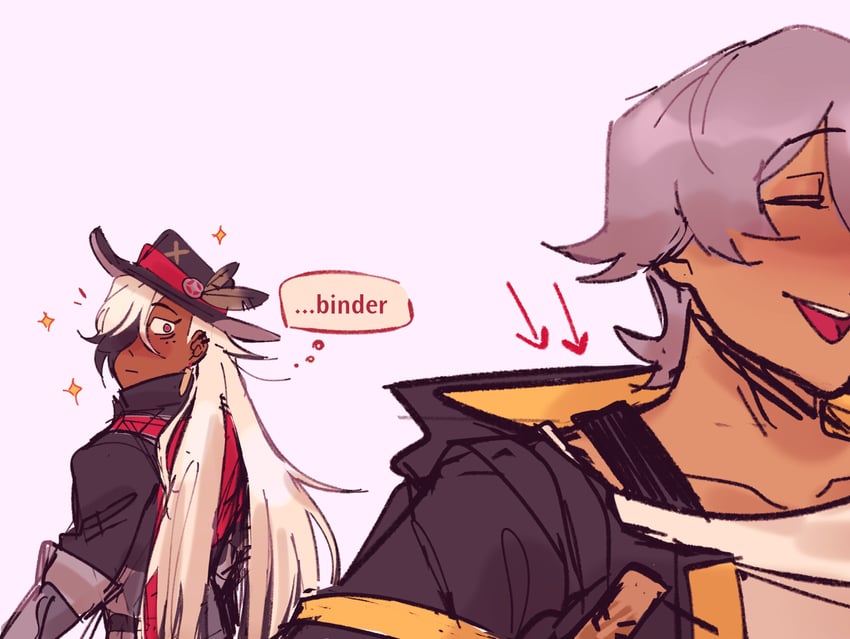 trailblazer, caelus, and boothill (honkai and 1 more) drawn by turrondeluxe