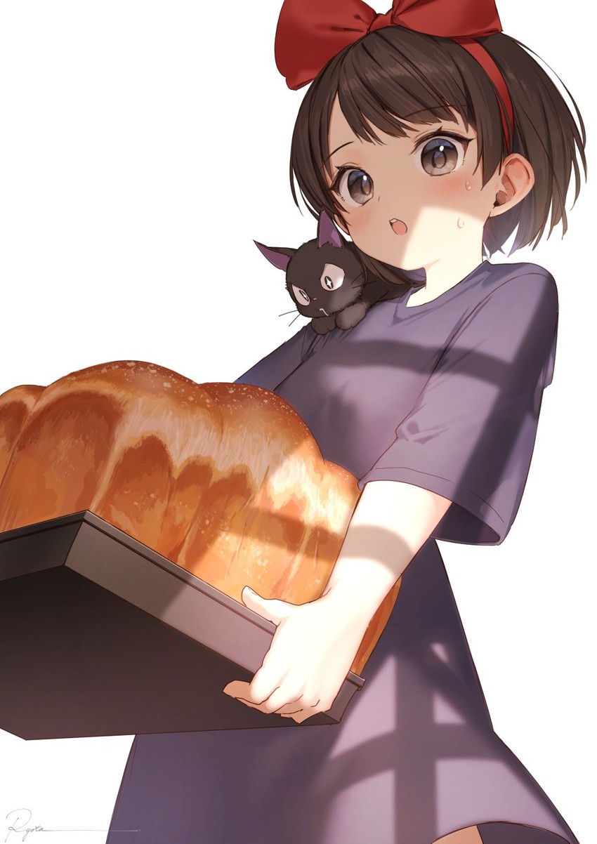 kiki and jiji (majo no takkyuubin) drawn by ryota_(ry_o_ta)