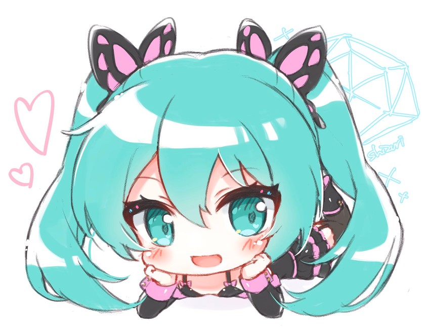 hatsune miku (vocaloid and 1 more) drawn by yukine