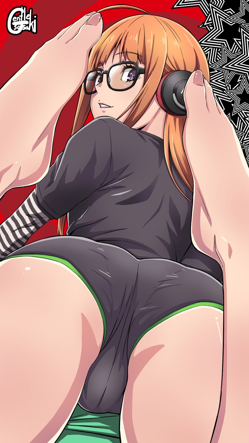sakura futaba (persona and 1 more) drawn by gentle_sasaki