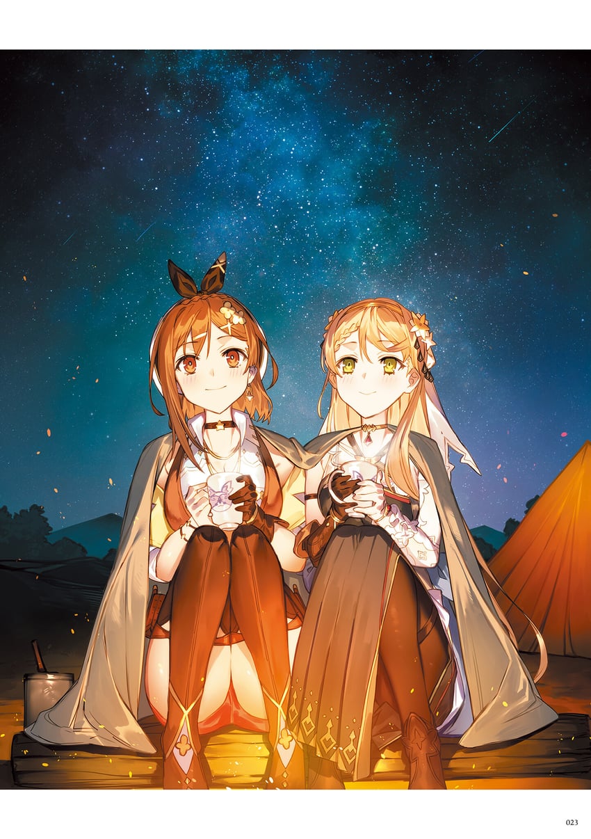 reisalin stout and klaudia valentz (atelier and 2 more) drawn by toridamono