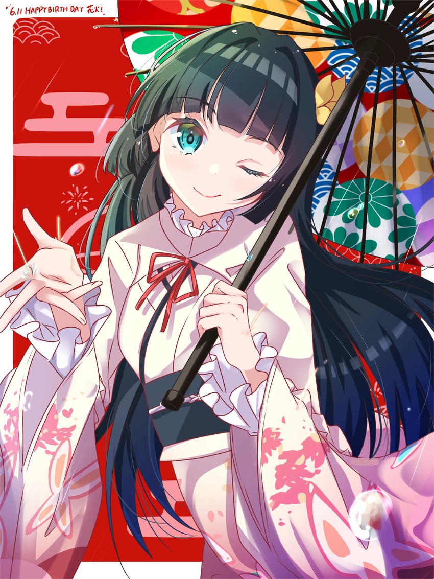 komagata hanabi (love live! and 1 more) drawn by sakari_(pear_8_ll)