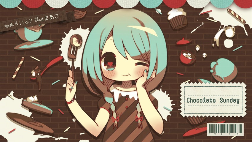hatsune miku (vocaloid) drawn by mamimu_(ma-mi-mu.me)