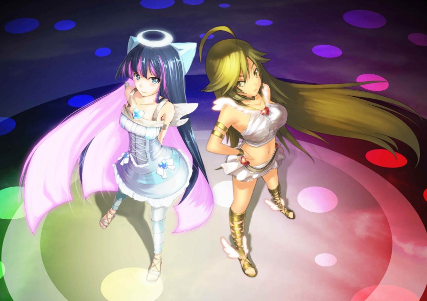 stocking and panty (panty & stocking with garterbelt) drawn by blackegg and ritsuki