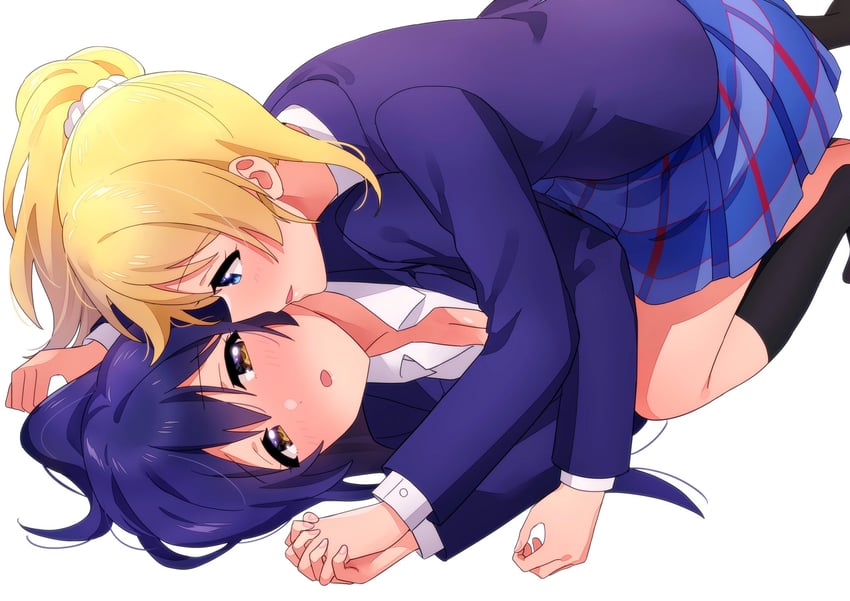 sonoda umi and ayase eli (love live! and 1 more) drawn by nanatsu_no_umi