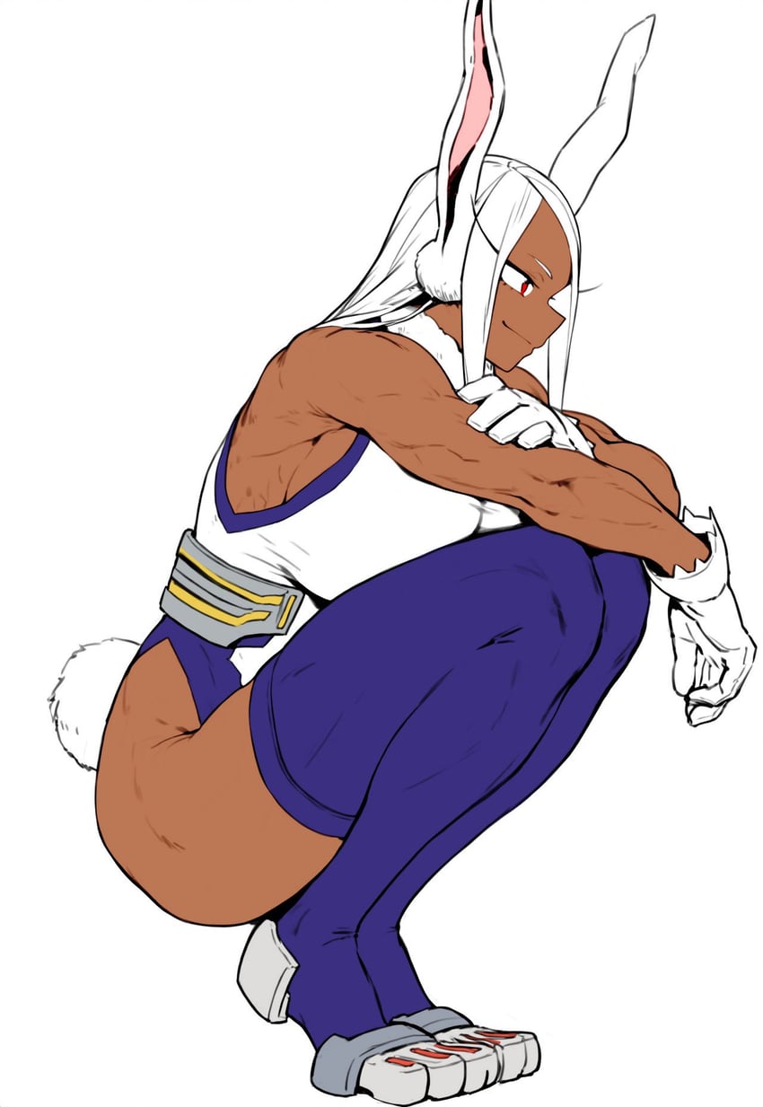 mirko (boku no hero academia) drawn by mirkosimps and parallaxfused
