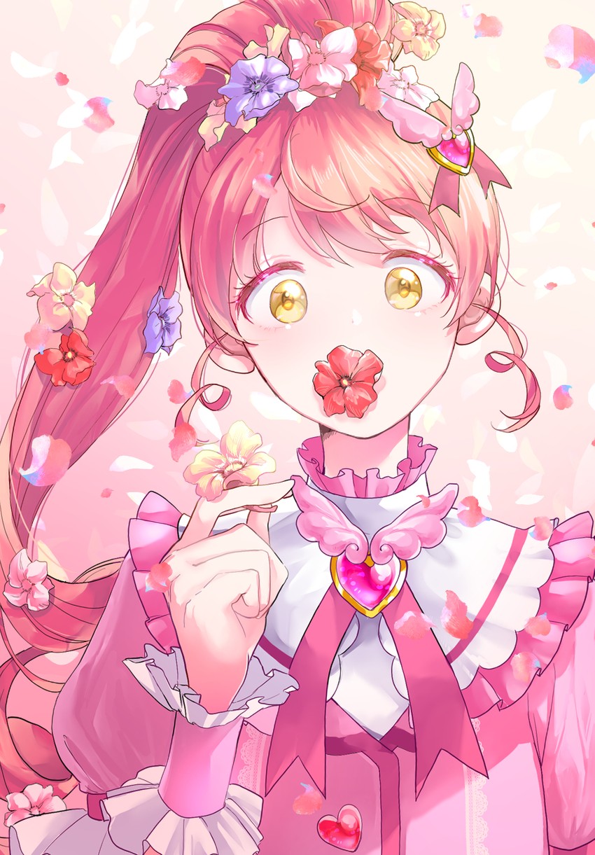 shiratama mikan (pretty series and 1 more) drawn by kani_aruki_(bucket_crawl)