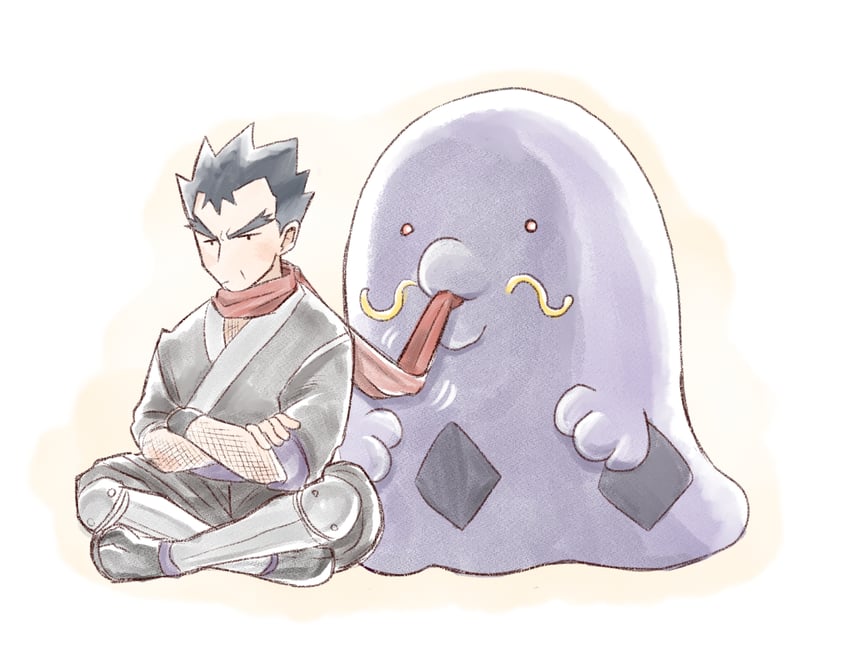 koga and swalot (pokemon and 1 more) drawn by makita_(mugitya3776)
