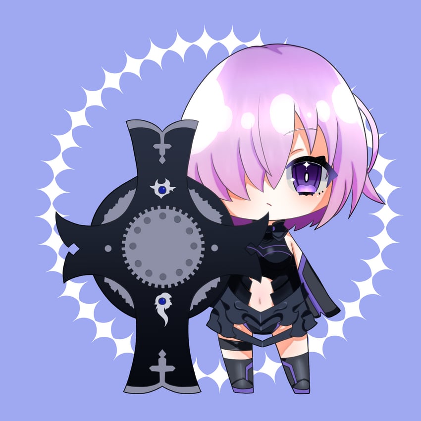 mash kyrielight (fate and 1 more) drawn by rain_poetry