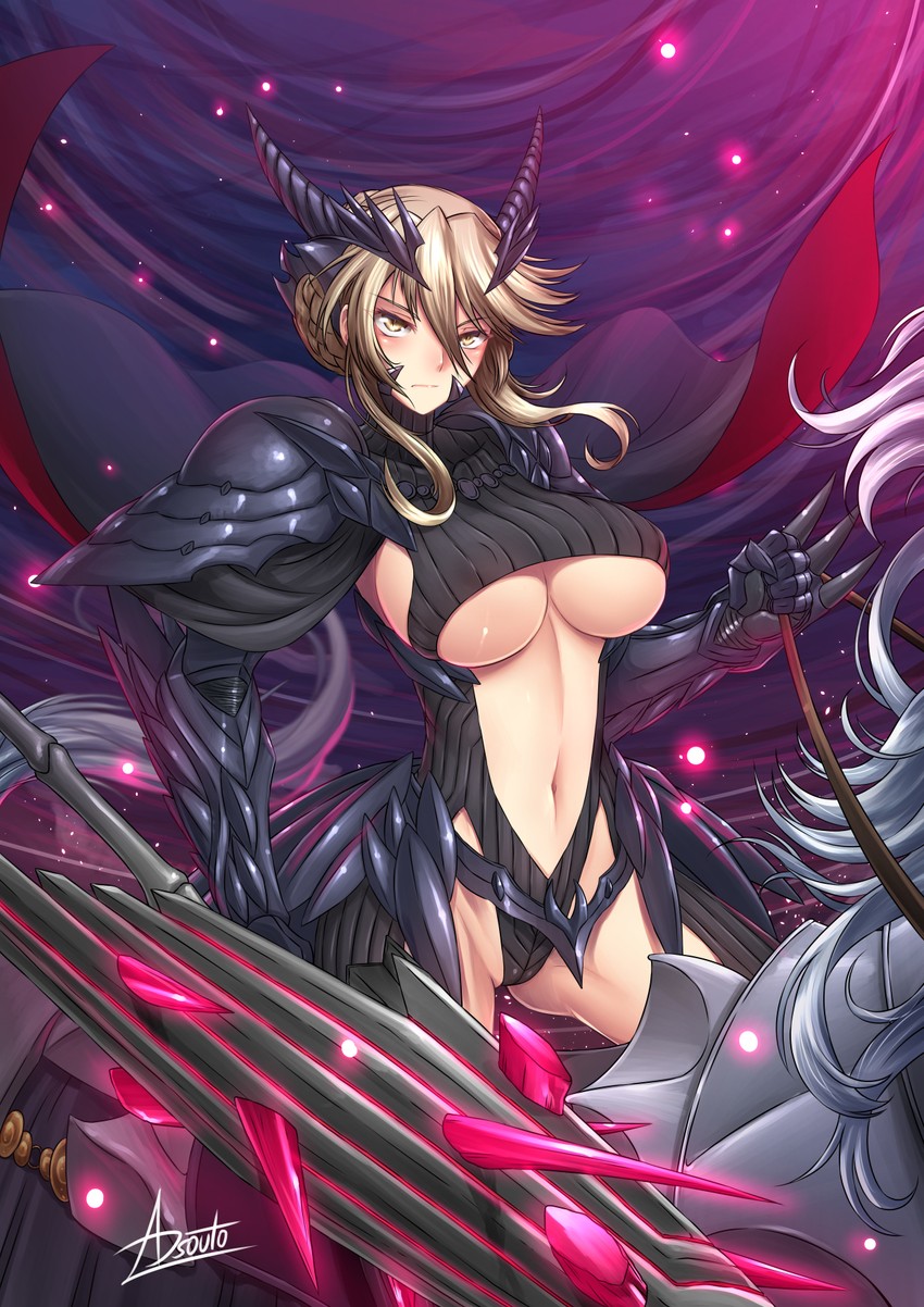 artoria pendragon (fate and 1 more) drawn by adsouto