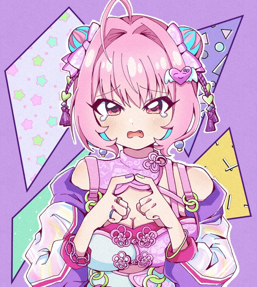 yumemi riamu (idolmaster and 2 more) drawn by tsukumo_(tsukumo_sos)
