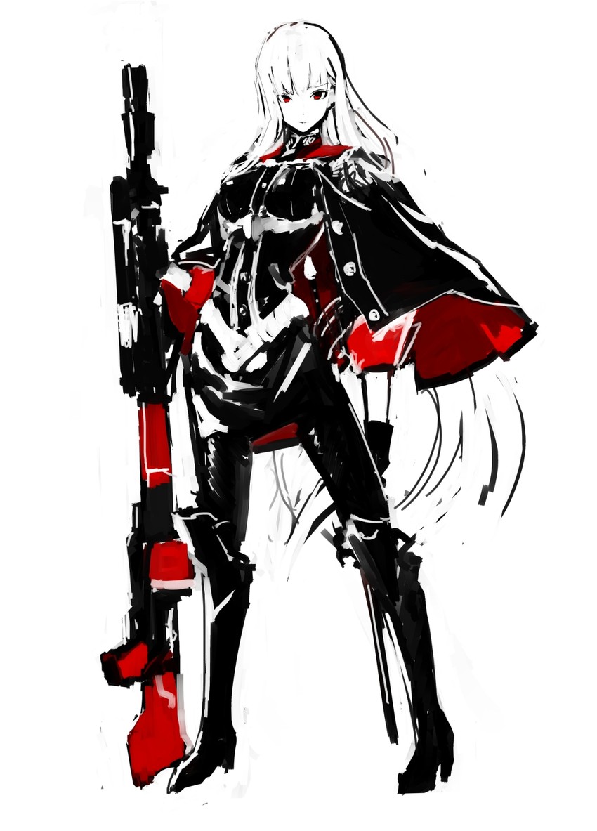 selvaria bles (senjou no valkyria and 1 more) drawn by kawakami_rokkaku