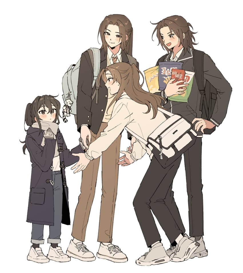 seol young, hyo wol, baek eon, and song ok (jinhongi) drawn by bibi_(p_pp8888)